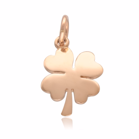 DODO LEAF CLOBER CHARM DMB9034 ROSE GOLD WEIGHT 1.28 GR