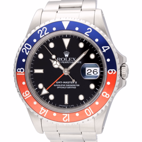 GMTII 16710 STAINLESS STEEL 40 MM SERVICE AND ORIGINAL BOX