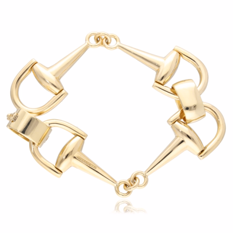 DONNA GEMMA BRACELET YELLOW GOLD WEIGHT 42.94 GR LENGHT 21 CM