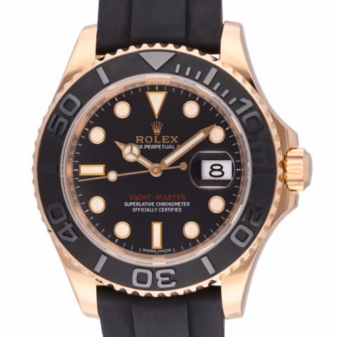 YACHT-MASTER 116655 ROSE GOLD AND CERAMIC LUNETTE 40 MM FULL SET YEAR 2015