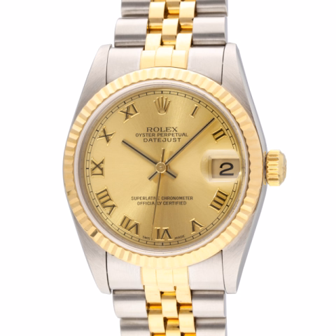 LADY DATEJUST 78273 STAINLESS STEEL AND YELLOW GOLD 26 MM ORIGINAL BOX YEAR 2000