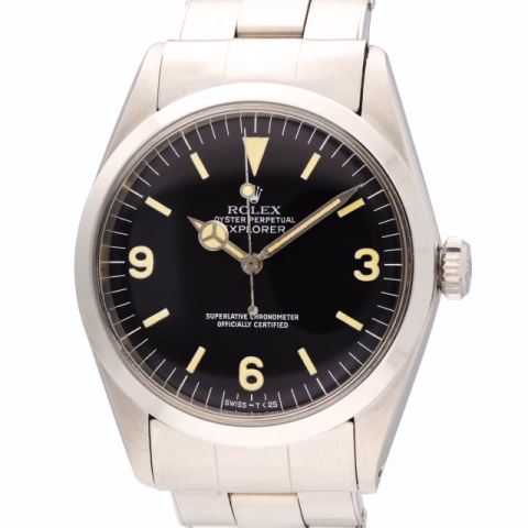 EXPLORER VINTAGE 1016 STAINLESS STEEL 36 MM FULL SET ORIGINAL BOX