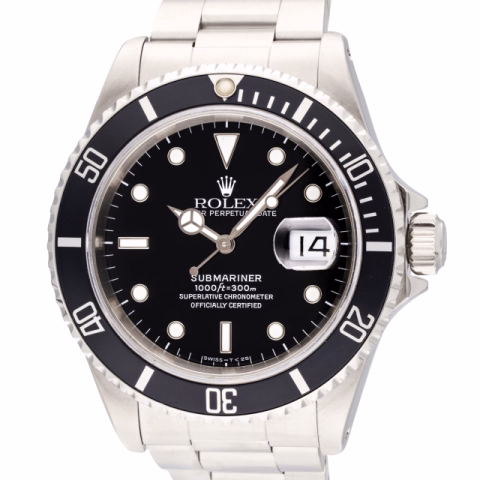 SUBMARINER 16610 STAINLESS STEEL 40 MM FULL SET YEAR 19993