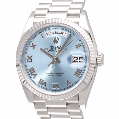 DAY-DATE 128236 PLATINUM 36 MM FULL SET NEW YEAR 2023