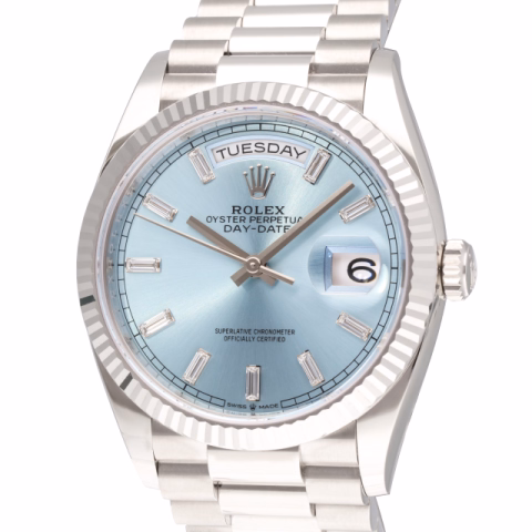  DAY-DATE 128236 PLATINUM 36 MM FULL SET NEW YEAR 2023