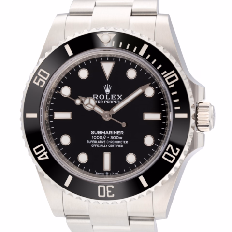 SUBMARINER 124060 STAINLESS STEEL 41 MM FULL SET NEW YEAR 2026