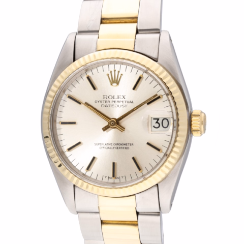 DATEJUST 6827 STAINLESS STEEL LUNETTE YELLOW GOLD BRACELET STEEL AND YELLOW GOLD 31 MM YEAR 1978