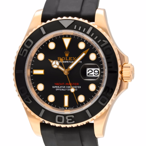 YACHTMASTER 126655 ROSE GOLD 40MM FULL SET NEW YEAR 2022