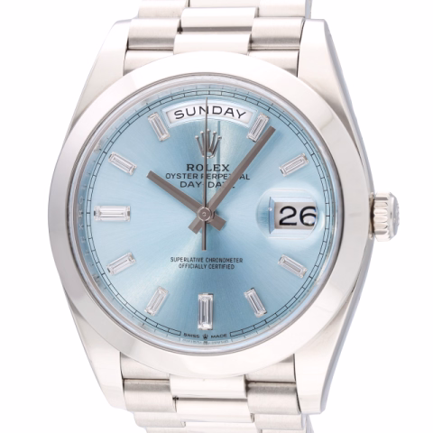 DAY-DATE 228206 PLATINUM 40MM FULL SET YEAR 2019